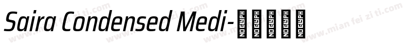 Saira Condensed Medi字体转换